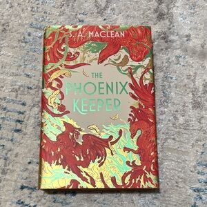 Illumicrate The Phoenix Keeper Signed Hardcover Book
